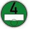 Grüne Plakette der Abgasnorm 4